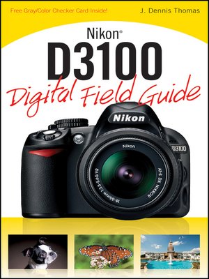 cover image of Nikon D3100 Digital Field Guide